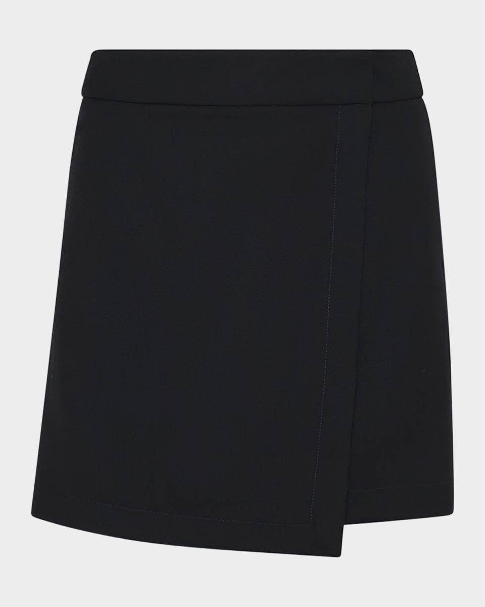 Namur Wrap-Front Mini Skirt